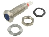 Lampă LED albastră plată MARL 5-6V &Oslash;8,1mm IP67 cod 524-930-20