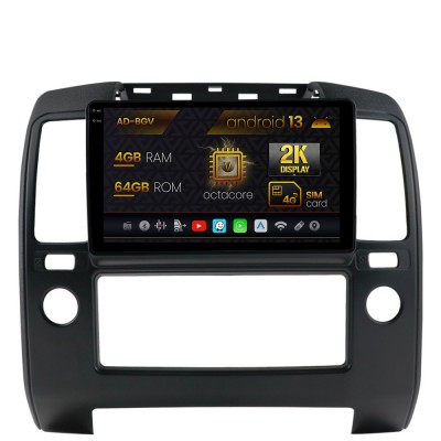 Navigatie Nissan navara, Android 13, V-Octacore 4GB RAM + 64GB ROM, 9.5 Inch - AD-BGV9004+AD-BGRKIT170 foto