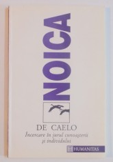 DE CAELO,INCERCARE IN JURUL CUNOASTERII SI INDIVIDULUI de CONSTANTIN NOICA,BUC.1993 foto
