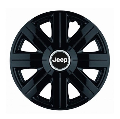 Set 4 Capace Roti, potrivite jantelor de R16, pentru Jeep, model Cosmos Negru foto