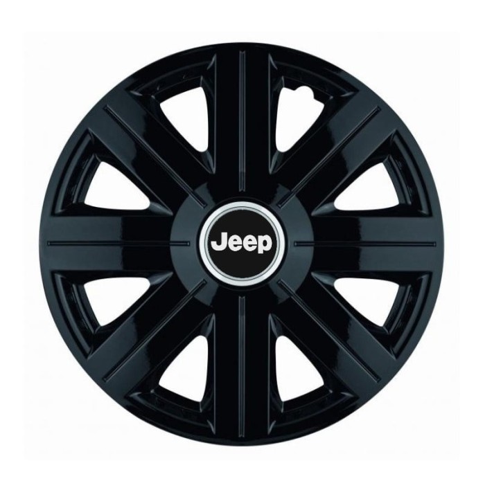 Set 4 Capace Roti, potrivite jantelor de R16, pentru Jeep, model Cosmos Negru