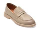 Cumpara ieftin Mocasini IMAGE bej, D380, din piele naturala