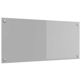 vidaXL Spate de bucătărie Gri deschis 90 x 40 cm sticlă securizată 42001232