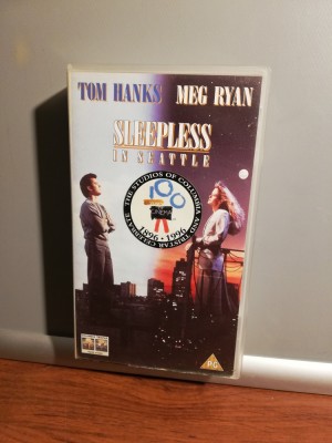 caseta VHS Originala SLEEPLESS IN SEATTLE - (1993/Fox/UK) - ca Noua foto