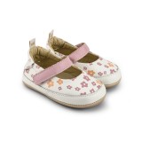 Balerini Fetite Bibi Afeto Joy Flowers 22 EU, Alb, BIBI Shoes