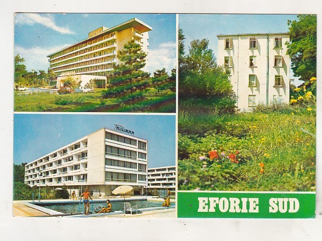 bnk cp Eforie Sud - Imagini din statiune - circulata