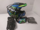 Cumpara ieftin Casca moto off road/atv/cross /enduro/+Ochelari+Manusi +cagula ,produse noi, marimi S-M-L-XL