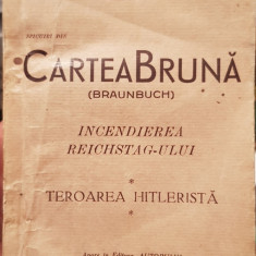 CARTEA BRUNA BRAUNBUCH INCENDIEREA REICHSTAGULUI I CREINICEANU INTERBELICA 288 P