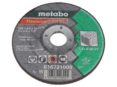 Disc de șlefuire 125mm 22,2mm 6mm foto