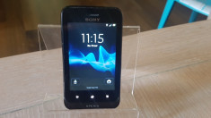 Smartphone Sony Xperia Tipo ST21I Black Liber de retea Livrare gratuita! foto