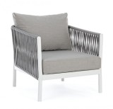 Cumpara ieftin Fotoliu tapiterie gri Florencia II 80x85x86 cm