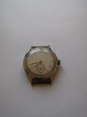 Ceas mecanic de mana cu secundar excentric,diametru carcasei,34 mm. foto