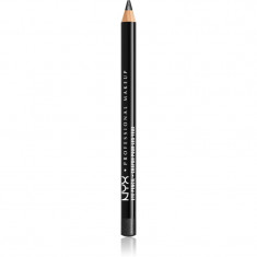 NYX Professional Makeup Eye and Eyebrow Pencil creion de ochi cu trasare precisă culoare 940 Black Shimmer 1.2 g