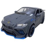 Macheta replica Lamborghini Urus Gri deschide 4 usi, prtbagaj si capota, lumini si sunete