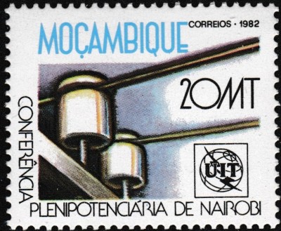 B0361 - Mozambic 1982 - Comunicatii 1v.neuzat,perfecta stare foto