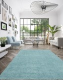 Cumpara ieftin Covor Premium Belgian Model Gent 51401-090, Marime 160 x 230 cm, Albastru, Turcoaz, Verde, Inaltime Fir 30 mm, Antialergic, Polipropilena, Living, Dor