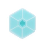 CUTIE SNACK HEXAGON SNACKLE 6 COMPARTMENTE, MELII, BLUE