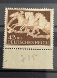 Deutsches Reich-1942-Panglica Maro (Michel 815) MNH cu Margine Inferioară -Bn1