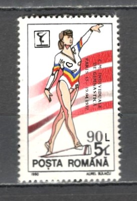 Romania.1992 C.M. de gimnastica Paris-supr. ZR.872 foto