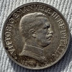 Moneda Italia - 1 Lira 1917 - Argint