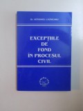 EXCEPTIILE DE FOND IN PROCESUL CIVIL de VERGINEL LOZNEANU, 2003 , PREZINTA SUBLINIERI
