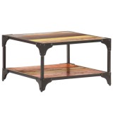 VidaXL Măsuță de cafea, 60 x 60 x 35 cm, lemn masiv reciclat