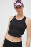 Adidas top femei, culoarea negru