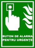 Placuta pentru buton de alarma pentru urgente