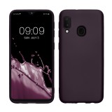 Husa Kwmobile pentru Samsung Galaxy A20e, Visiniu, Silicon, KWM0000102K009C, Carcasa