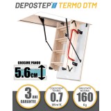 Scara pod DEPOSTEP TERMO DTM pliabila din lemn