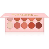 Makeup Obsession Be In Love With paletă cu farduri de ochi 10 x 1.30 g