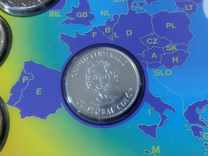 Spania 2006 - Set complet de euro bancar de la 1 cent la 2 euro + Medal