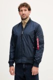Alpha Industries geacă bomber MA-1 TT bărbați, culoarea bleumarin, de tranziție 191103.07-navy