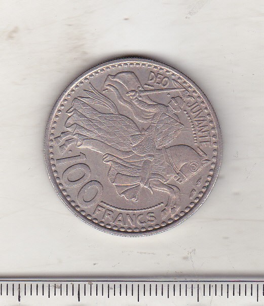 bnk mnd Monaco 100 franci 1950