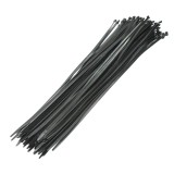 Faseta colier plastic negru 9x750mm, 100 buc/set, Breckner Germany