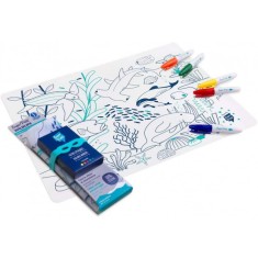 Plansa de colorat din silicon - BARIERA DE CORALI