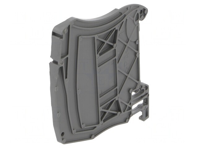 Placă de separare gri &icirc;nchis 3mm x 71mm UL94V-0