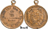 1870-1871 medalia comemorativă a războiului Franco-Prusac- Regatul Prusiei, Europa