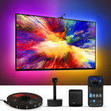 Banda LED Govee TV Backlight T1 Wi-Fi RGBIC, Camera ColorSense 1080p HD