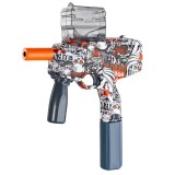 Mitraliera de jucarie electrica flippy cu bile de hidrogen de gel, gun bluster, tragere in rafala, varsta peste 6 ani, ochelari de protectie, 5000 de