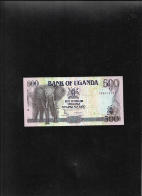 Rar! Uganda 500 shillings shilingi 1991 seria634210 foto