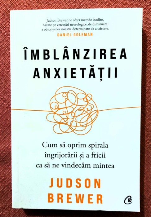 Imblanzirea anxietatii. Editura, Curtea Veche, 2021 - Judson Brewer