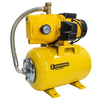 Hidrofor Gospodarul Profesionist, 24 l, 800 W, 3200 l/h, adancime 8 m, cap fonta foto