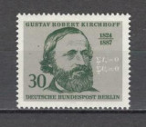 Berlin.1974 150 ani nastere R.Kirchoff-fizician SB.824, Nestampilat