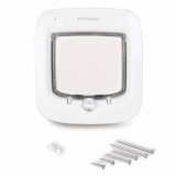 Cumpara ieftin PetSafe Ușă pentru pisici, cu microcip, alb, PPA19-16145
