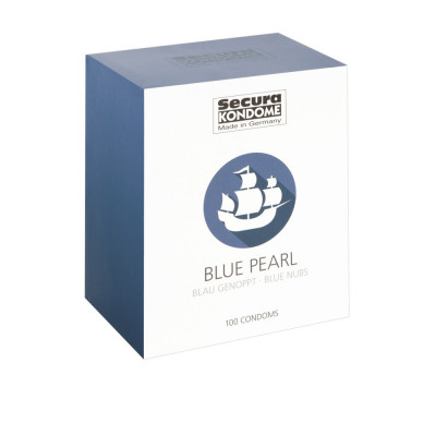 Prezervative Secura Blue Pearl, 100 buc foto