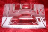 FIGURINA / PRESPAPIER CRISTAL MURANO DECOR AUTOMOBIL LANCIA PRISMA 13.5 CM