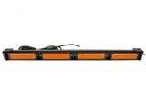 Rampa LED Auto Galbena 60cm, 72W, 12-24V, 6 Moduri Flash, Girofar Avertizare, Carcasa Metalica Waterproof, Durata 30000 Ore
