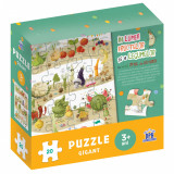 In lumea fructelor si a legumelor cu micul catel de usturoi - puzzle gigant, Lavinia Trifan, Didactica Publishing House