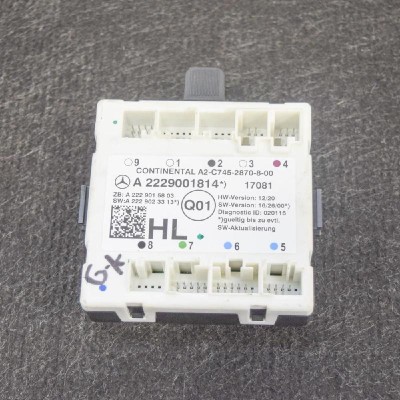 Modul de control ușă st&amp;acirc;nga spate MERCEDES-BENZ GLC X253, C253 2017 OEM: A2229001814,A2229023313,A2229015803,A2-C745-2870-8-00 | 10466116 foto